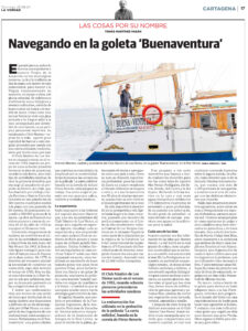 Navegando en la goleta «Buenaventura»