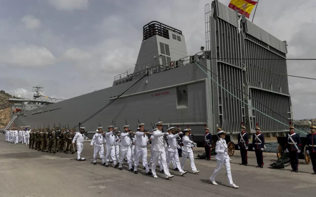 El Ejército de Tierra ha dado por recuperadas sus capacidades logísticas con la incorporación del buque de transporte ‘El Camino Español’