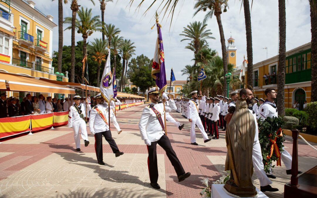 La Armada celebra el día de la Virgen del Carmen en Cartagena