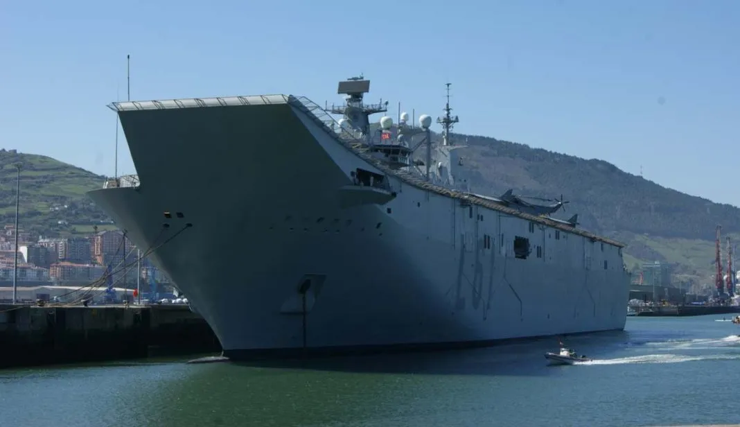 El puerto de Bilbao recibe al Grupo de Combate Expedicionario de la Armada