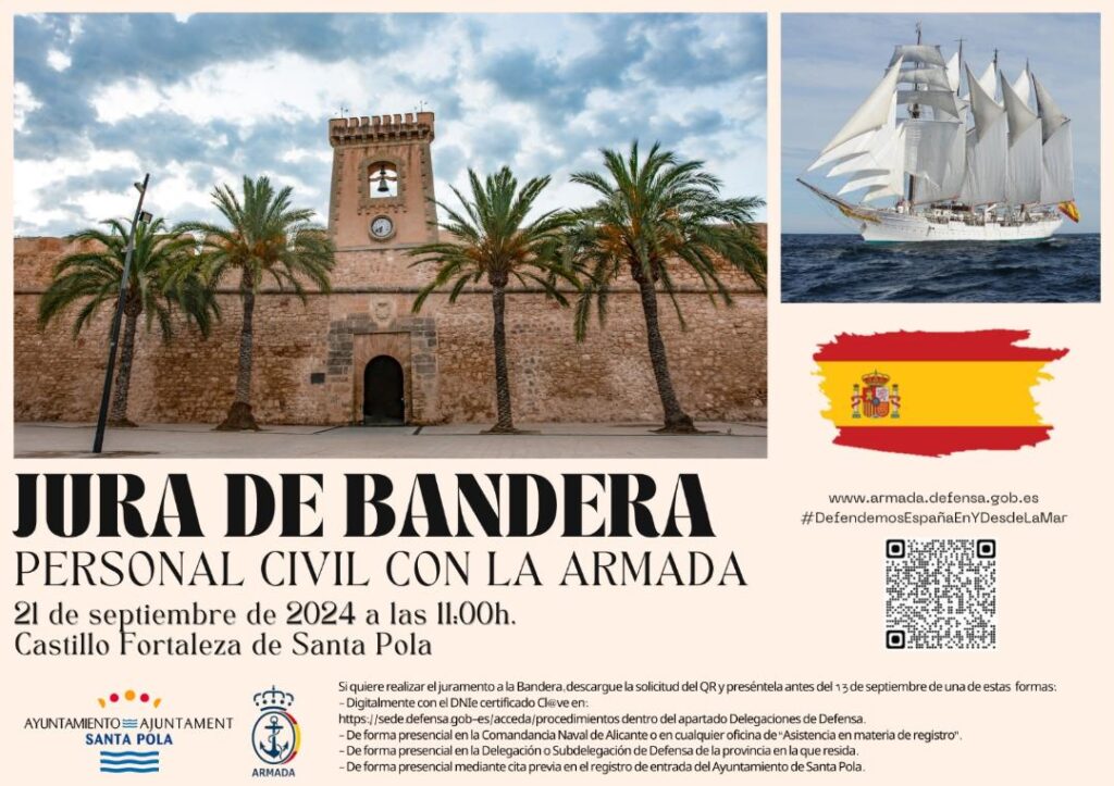 Jura de Bandera en Santa Pola