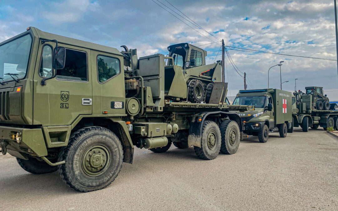 El Ejército de Tierra activa a la Brigada de La Legión para las labores de rescate y ayuda