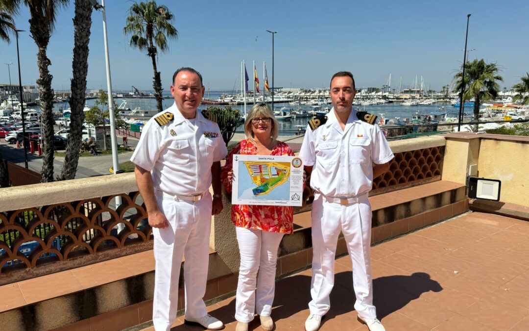 El Instituto Hidrográfico de la Marina (IHM) actualiza la cartografía de la bahía y el puerto de Santa Pola