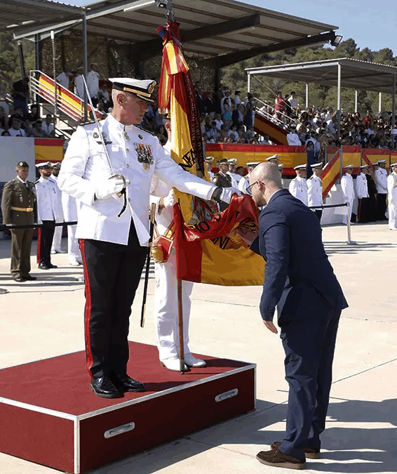 La Escuela de Infantería de Marina celebra el solemne acto de juramento o promesa ante la Bandera de España de los soldados del 1er Ciclo de 2025