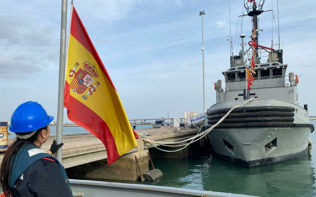 El Patrullero «Medas» regresa a Puntales, al concluir su misión de presencia, vigilancia y seguridad marítima