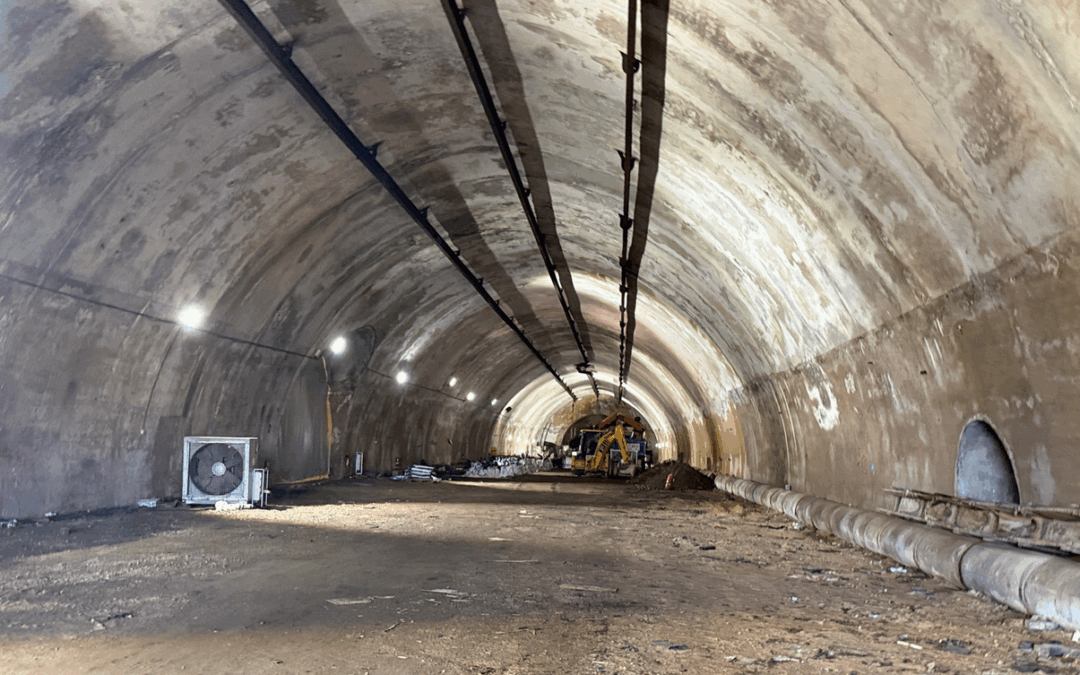 El Arsenal de Cartagena inicia las labores de descontaminación de los túneles del Espalmador