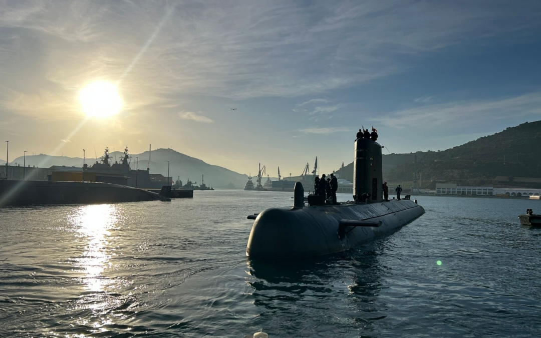 El Submarino «Galerna» se integra en la operación «Sea Guardian» de la OTAN