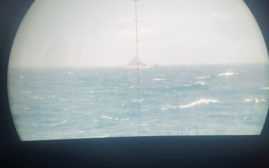 El BAM «Audaz» ha vigilado a barcos rusos en aguas del norte de África